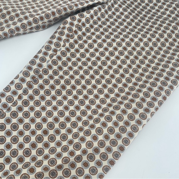 J.Crew City Fit Circle Printed Fitted Trousers With Satin Sheen - Picture 4 of 11